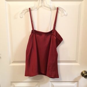 Cinema Exoile Tank Top Sz Large Burgendy